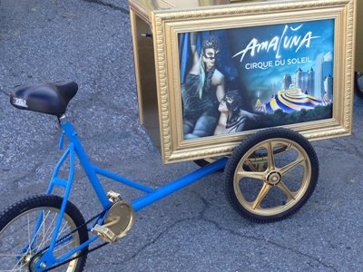 Vélo triporteur Amaluna#Cirque du Soleil