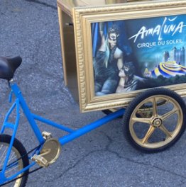Vélo triporteur Amaluna#Cirque du Soleil